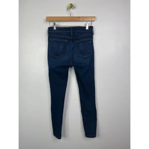 Rag & Bone High Rise Skinny Bedford Denim Jeans Women's Blue Size: 24 NWOT - Picture 5 of 11